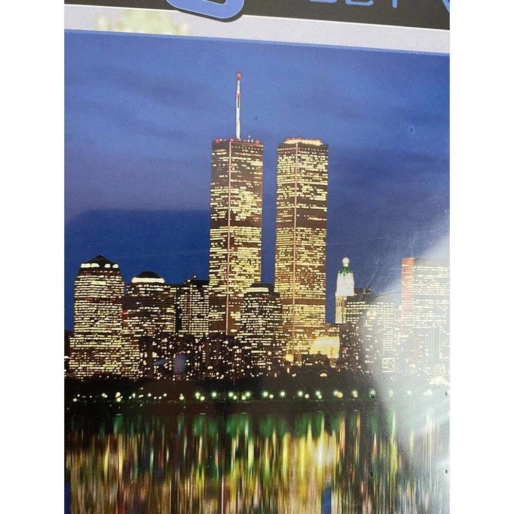 New York City Skyline Panoramic Jigsaw Puzzle Twin Towers 765 Piece Sealed